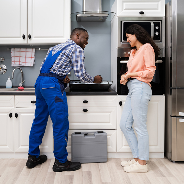 can you provide an estimate for cooktop repair before beginning any work in Richville